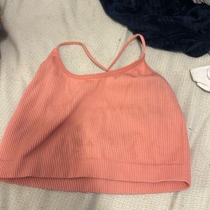 peach colored tank top